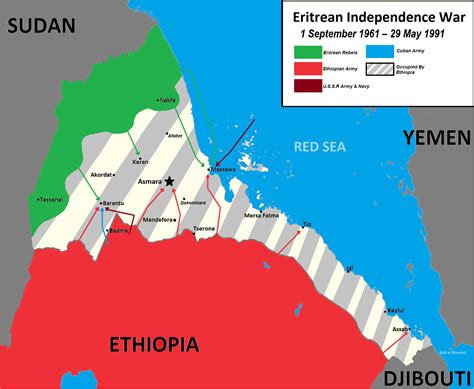 Eritrean-Ethiopian War; A Bloody Battleground For Territorial Control and National Identity